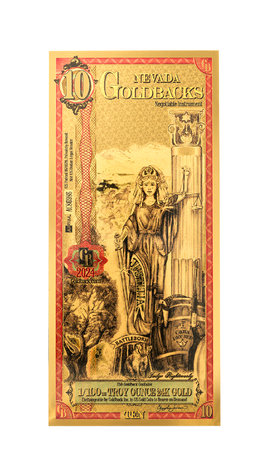 Nevada — 10 Goldbacks distributor bundle